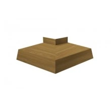 ГРАНД ЛАЙН Угол отлива внешний 50 0,45 Print Elite с пленкой Honey Wood TwinColor