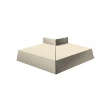 ГРАНД ЛАЙН Угол отлива внешний 50 0,45 Print Elite с пленкой Milky Wood TwinColor