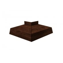 ГРАНД ЛАЙН Угол отлива внешний 50 0,45 Print Premium с пленкой Cherry Wood