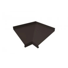 ГРАНД ЛАЙН Угол отлива внутренний 50 0,5 Satin Matt с пленкой RR 32 темно-коричневый