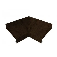 ГРАНД ЛАЙН Угол отлива внутренний 50 0,45 Print Elite с пленкой Antique Wood TwinColor