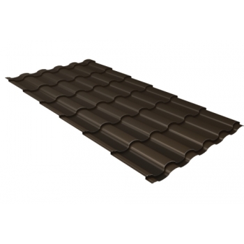 ГРАНД ЛАЙН Профиль волновой кредо 0,45 Drap ST RR 32 темно-коричневый ГРАНД ЛАЙН Профиль волновой кредо 0,45 Drap ST RR 32 темно-коричневый
