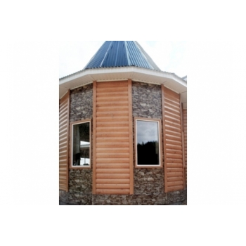 ГРАНД ЛАЙН Блок-хаус new 0,5 Satin с пленкой RAL 9003 сигнальный белый ГРАНД ЛАЙН Блок-хаус new 0,5 Satin с пленкой RAL 9003 сигнальный белый