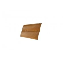 ГРАНД ЛАЙН Сайдинг Блок-хаус 0,390 Grand Line 0,45 Print Premium Golden Wood