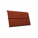 ГРАНД ЛАЙН ЭкоБрус 3D 0,345 Grand Line 0,5 GreenCoat Pural BT, matt с пленкой RR 29 красный (RAL 3009 оксидно-красный)
