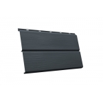 ГРАНД ЛАЙН ЭкоБрус 3D 0,345 Grand Line 0,5 Satin с пленкой RAL 7016 антрацитово-серый