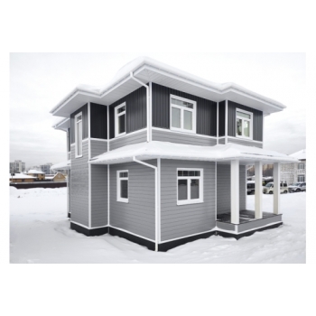 ГРАНД ЛАЙН ЭкоБрус 3D 0,345 Grand Line 0,5 Satin с пленкой RAL 7004 сигнальный серый