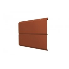ГРАНД ЛАЙН ЭкоБрус new 0,45 Drap с пленкой RAL 8004 терракота