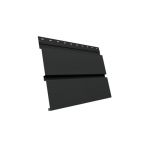 ГРАНД ЛАЙН Квадро брус 3D 0,5 Satin Matt TX с пленкой RAL 7016 антрацитово-серый