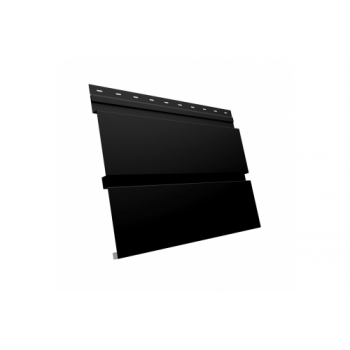 ГРАНД ЛАЙН Квадро брус 0,5 GreenCoat Pural BT, matt с пленкой RR 33 черный (RAL 9004 сигнальный черный)