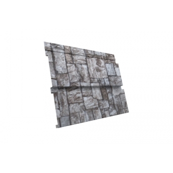 ГРАНД ЛАЙН Квадро брус 0,45 Print Elite с пленкой Fine Stone TwinColor
