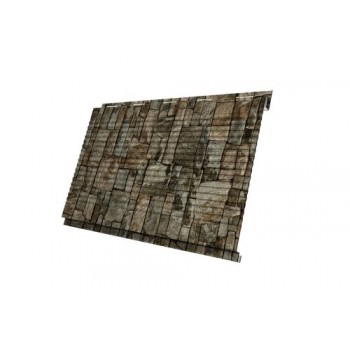 ГРАНД ЛАЙН Вертикаль 0,2 gofr 0,45 Print Elite с пленкой Fine Stone TwinColor
