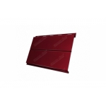 ГРАНД ЛАЙН Вертикаль 0,2 line 0,5 Satin с пленкой RAL 3005 красное вино