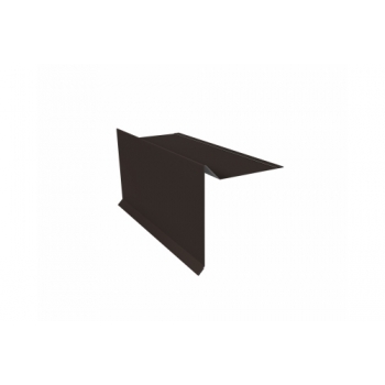 ГРАНД ЛАЙН Планка ветровая с отгибом для мягкой кровли 100х20х70 0,5 GreenCoat Pural BT, matt RR 32 темно-коричневый (RAL 8019 серо-коричневый) (2,5м) ГРАНД ЛАЙН Планка ветровая с отгибом для мягкой кровли 100х20х70 0,5 GreenCoat Pural BT, matt RR 32 темно-коричневый (RAL 8019 серо-коричневый) (2,5м)