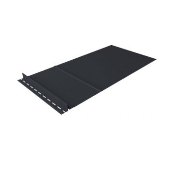 ГРАНД ЛАЙН Элемент обхода Кликфальц Pro левый 0,5 PurPro Matt 275 RAL 7024 мокрый асфальт ГРАНД ЛАЙН Элемент обхода Кликфальц Pro левый 0,5 PurPro Matt 275 RAL 7024 мокрый асфальт