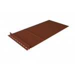 ГРАНД ЛАЙН Элемент обхода Кликфальц Pro левый 0,5 Satin Matt TX RAL 8004 терракота