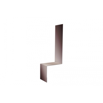 ГРАНД ЛАЙН Планка примыкание боковое фальц 0,45 Drap TwinColor RAL 8017 шоколад (2м) ГРАНД ЛАЙН Планка примыкание боковое фальц 0,45 Drap TwinColor RAL 8017 шоколад (2м)
