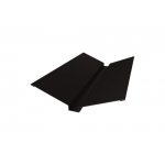 ГРАНД ЛАЙН Планка ендовы верхней 115х30х115 0,45 Drap-double TX RAL 9005 черный (2м)