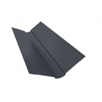 ГРАНД ЛАЙН Планка ендовы верхней фигурной 150x150 0,45 Drap RAL 7024 мокрый асфальт (2м)