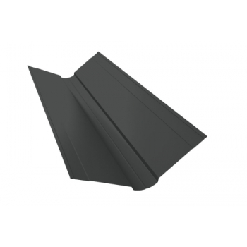 ГРАНД ЛАЙН Планка ендовы верхней фигурной 150x150 0,5 Satin Matt TX RAL 7016 антрацитово-серый (3м) ГРАНД ЛАЙН Планка ендовы верхней фигурной 150x150 0,5 Satin Matt TX RAL 7016 антрацитово-серый (3м)