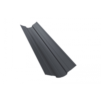 ГРАНД ЛАЙН Планка ендовы верхней фигурной 70x70 0,5 GreenCoat Pural BT, matt RR 23 темно-серый (RAL 7024 мокрый асфальт) (3м) ГРАНД ЛАЙН Планка ендовы верхней фигурной 70x70 0,5 GreenCoat Pural BT, matt RR 23 темно-серый (RAL 7024 мокрый асфальт) (3м)