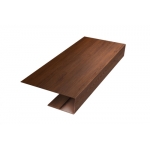 ГРАНД ЛАЙН J-Профиль 12мм 0,45 Print Premium Golden Wood Fresh TwinColor (3м)