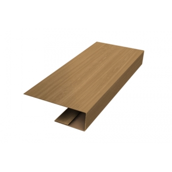ГРАНД ЛАЙН J-Профиль 18мм 0,45 Print Elite Honey Wood TwinColor (2м)