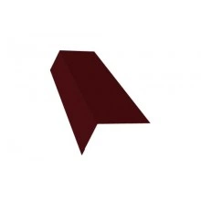 ГРАНД ЛАЙН Планка карнизная широкая 100х85 0,45 Drap RAL 3005 красное вино (3м)