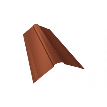ГРАНД ЛАЙН Планка конька фигурного 150x150 0,45 Drap TX RAL 8004 терракота (2м) ГРАНД ЛАЙН Планка конька фигурного 150x150 0,45 Drap TX RAL 8004 терракота (2м)
