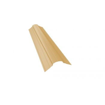 ГРАНД ЛАЙН Планка конька фигурного 70x70 0,45 PE с пленкой RAL 1014 слоновая кость (2,5м) ГРАНД ЛАЙН Планка конька фигурного 70x70 0,45 PE с пленкой RAL 1014 слоновая кость (2,5м)