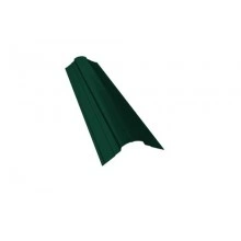 ГРАНД ЛАЙН Планка конька фигурного 70x70 0,45 Drap TX RAL 6005 зеленый мох (3м)