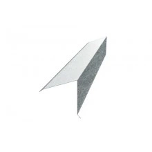 ГРАНД ЛАЙН Планка конька односкатной кровли 180x160 0,45 Zn (2,5м)