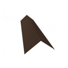 ГРАНД ЛАЙН Планка конька плоского 145х145 0,45 Drap RAL 8017 шоколад (2м)