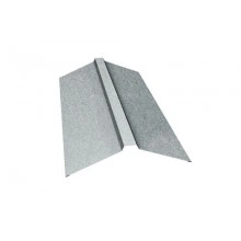 ГРАНД ЛАЙН Планка конька прямоугольного 150х30х150 0,5 Zn (2м)
