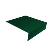ГРАНД ЛАЙН Планка лобовая/околооконная простая 190х50 0,5 Satin Matt TX RAL 6005 зеленый мох (2,5м)