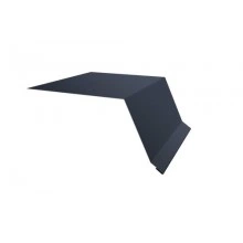 ГРАНД ЛАЙН Планка капельник 100х55 0,5 Satin Matt RAL 7024 мокрый асфальт (2м)