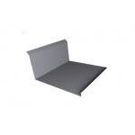 ГРАНД ЛАЙН Планка примыкания нижняя 20х122х260х15 0,5 Satin с пленкой RAL 7004 сигнальный серый (3м)