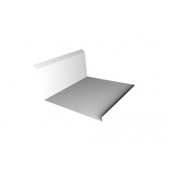 ГРАНД ЛАЙН Планка примыкания нижняя 20х122х260х15 0,5 Satin с пленкой RAL 9003 сигнальный белый (2,5м) ГРАНД ЛАЙН Планка примыкания нижняя 20х122х260х15 0,5 Satin с пленкой RAL 9003 сигнальный белый (2,5м)