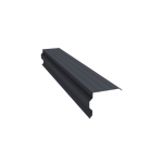 ГРАНД ЛАЙН Планка торцевая фигурная 90х110 0,5 Satin с пленкой RAL 7024 мокрый асфальт (3м)