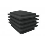 ГРАНД ЛАЙН Дымник на трубу елка 560х560мм 0,45 Drap с пленкой RAL 7016 антрацитово-серый