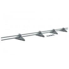 ГРАНД ЛАЙН Снегозадержатель NEW трубчатый Grand Line RAL 7004 3м