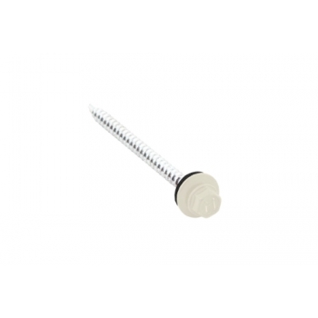 ГРАНД ЛАЙН Саморез кровельный Daxmer 4,8х70 RAL 9010 (100) сверло №1 ГРАНД ЛАЙН Саморез кровельный Daxmer 4,8х70 RAL 9010 (100) сверло №1