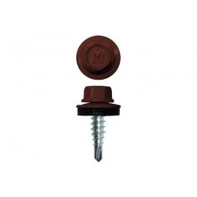 ГРАНД ЛАЙН Саморезы 4,8х19 RAL 3009 (Даксмер, 400 шт)