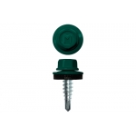 ГРАНД ЛАЙН Саморез по металлу Daxmer 4,8х19 RAL 6026 (400) сверло №2