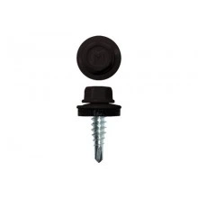 ГРАНД ЛАЙН Саморез по металлу Daxmer 4,8х19 RAL 9005 (400) сверло №2