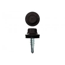 ГРАНД ЛАЙН Саморез по металлу Daxmer  4,8х19 RAL 8019 (5000) сверло №2