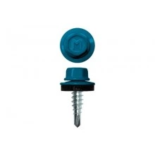 ГРАНД ЛАЙН Саморез по металлу Daxmer 4,8х19 RAL 5012 (400) сверло №2