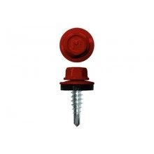 ГРАНД ЛАЙН Саморез по металлу Daxmer 4,8х19 RAL 3020 (250) сверло №2