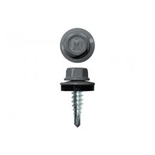ГРАНД ЛАЙН Саморез по металлу Daxmer 4,8х19 RAL 7040 (250) сверло №2