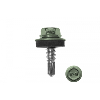 ГРАНД ЛАЙН Саморез по металлу Daxmer 5,5х19 RAL 6019 (250) сверло №3